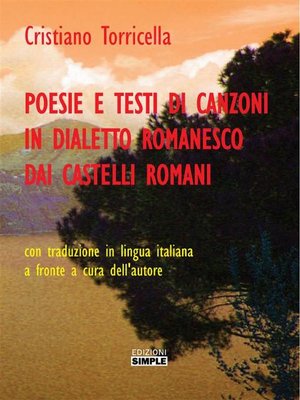 cover image of Poesie e testi di canzoni in dialetto romanesco dai Castelli Romani